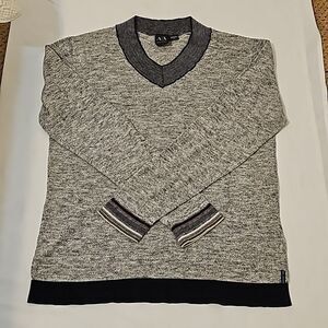 Armani Exchange women's V-Neck Long Sleeve Sweater xl